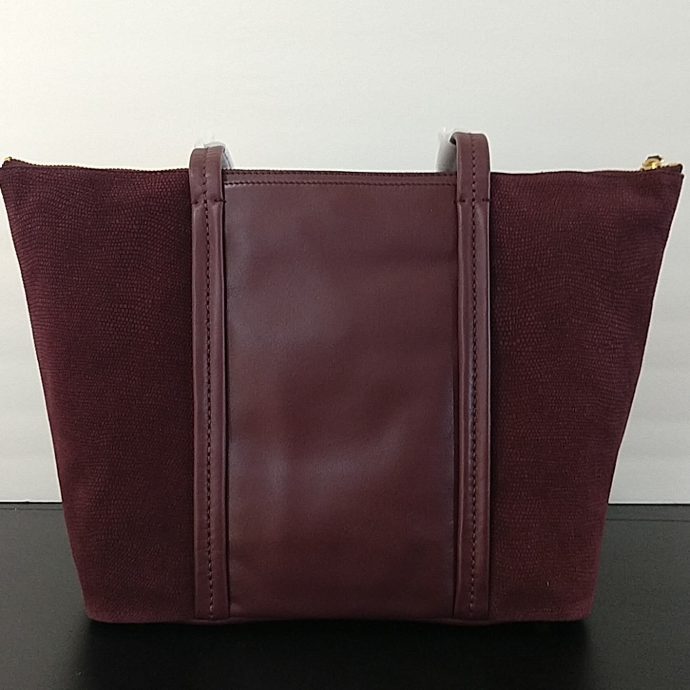 Vera Bradley Leather & Suede Mallory Tote - Picture 3 of 5